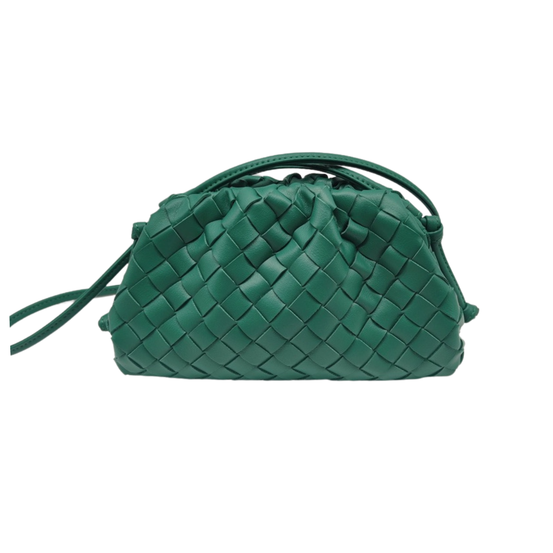 DARK GREEN POUCH BAG