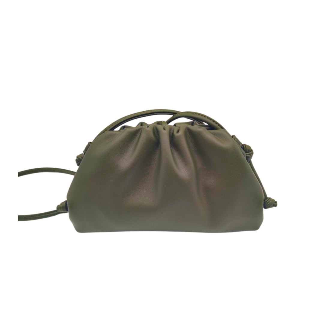 PRE ORDER MILITARY GREEN SMOOTH POUCH BAG