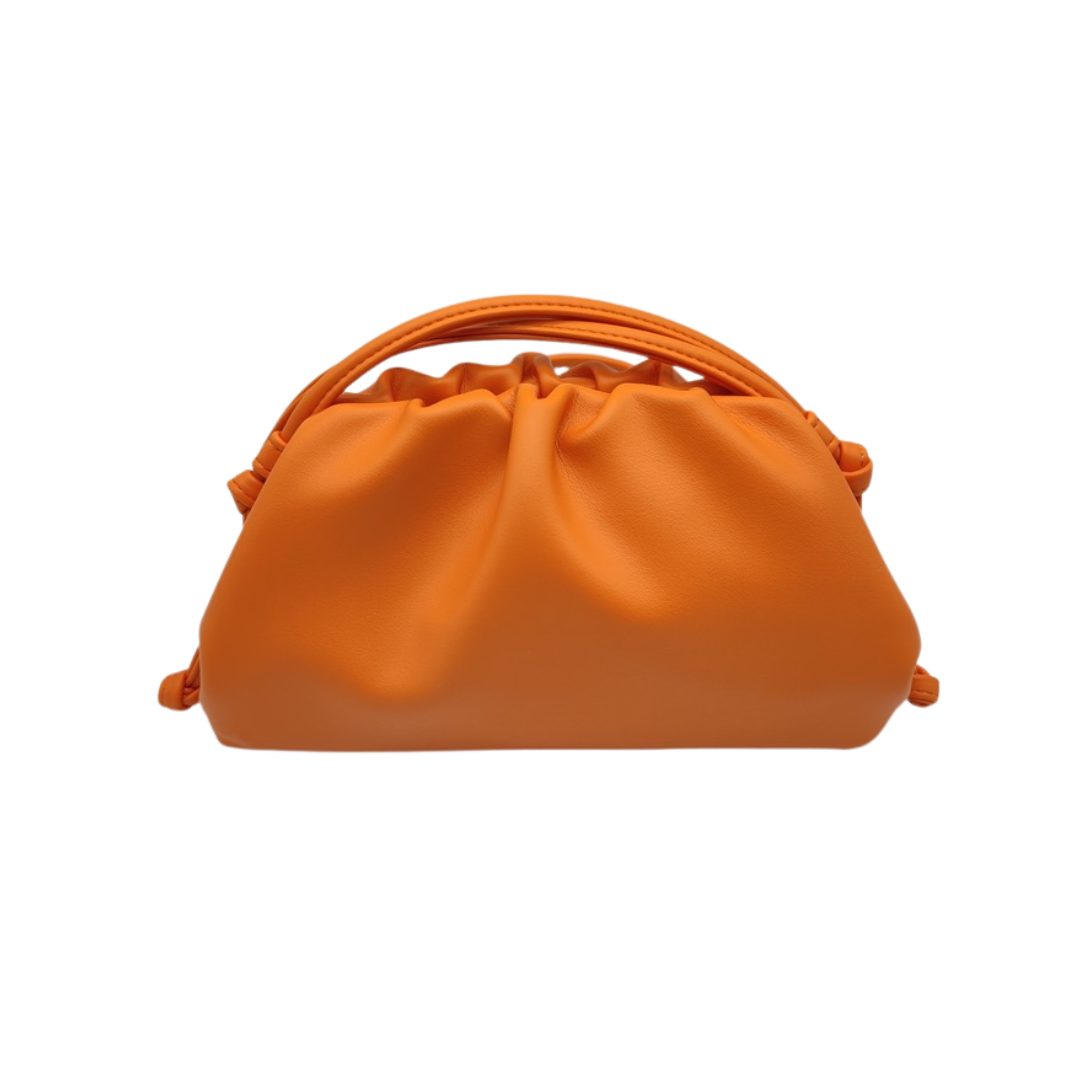 ORANGE SMOOTH POUCH BAG