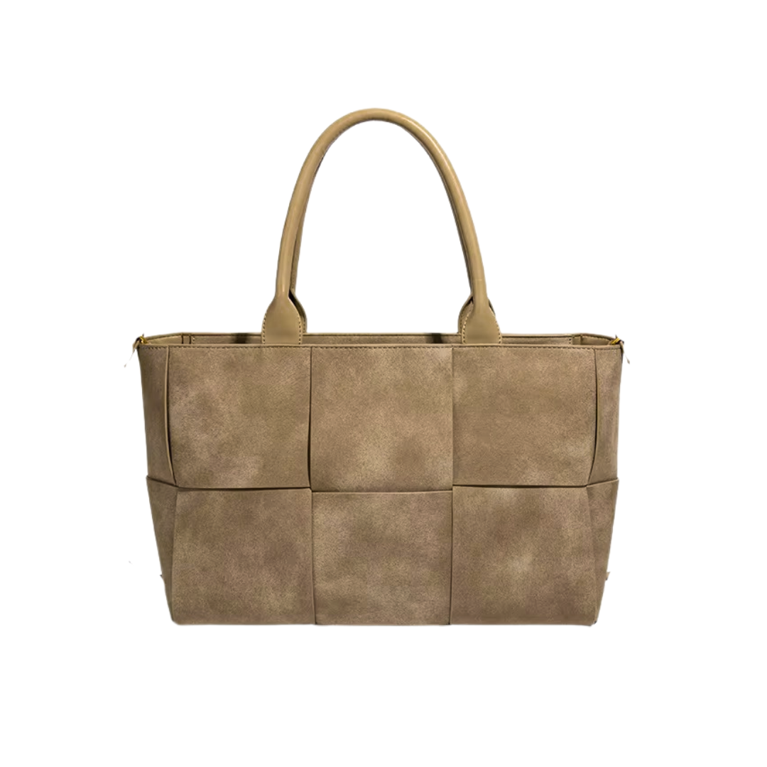 LULU SUEDE LIGHT BROWN BAG
