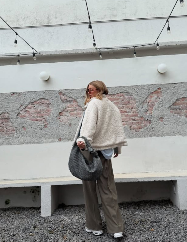 DENIM GREY DUPE BAG XL