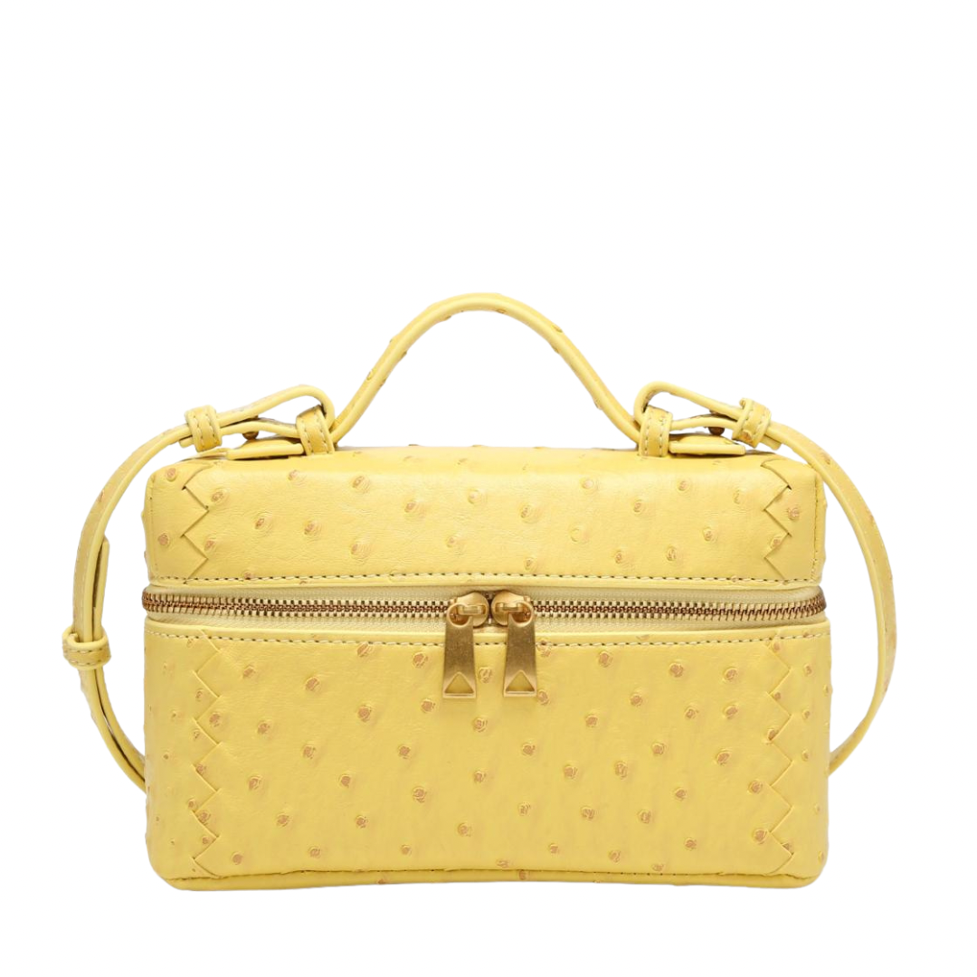 PRE ORDER ALAIA DOTS YELLOW BAG