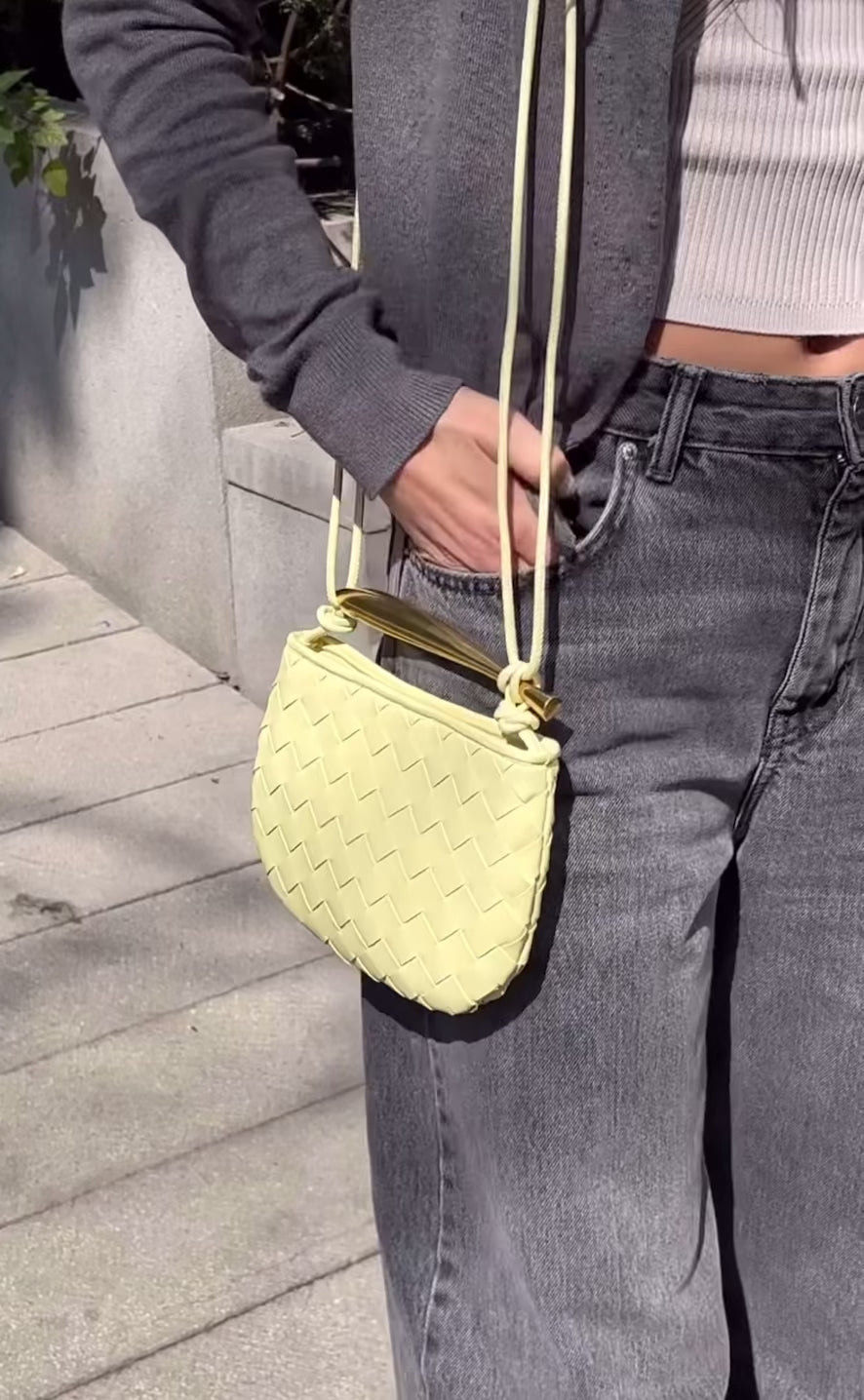 PRE ORDER MINI YELLOW SARDINE BAG