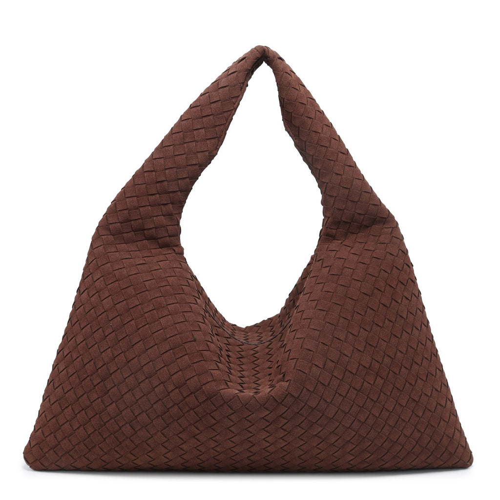 PRE ORDER MARGA SUEDE BROWN XXL BAG