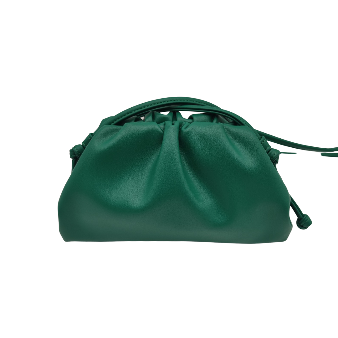 GREEN SMOOTH POUCH BAG