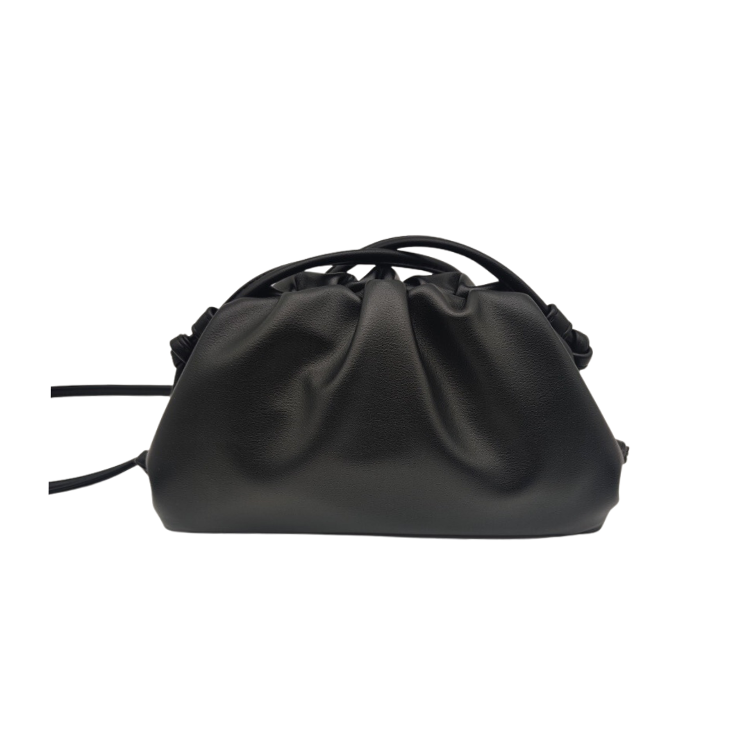 BLACK SMOOTH POUCH BAG