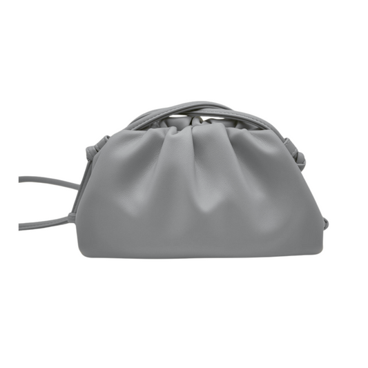 LIGHT GREY SMOOTH POUCH BAG