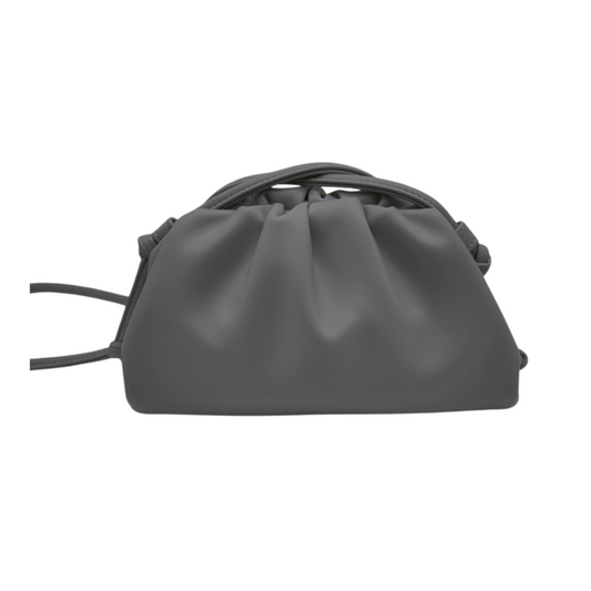 GREY SMOOTH POUCH BAG