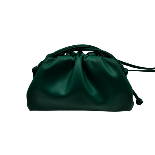 GREEN SMOOTH POUCH BAG