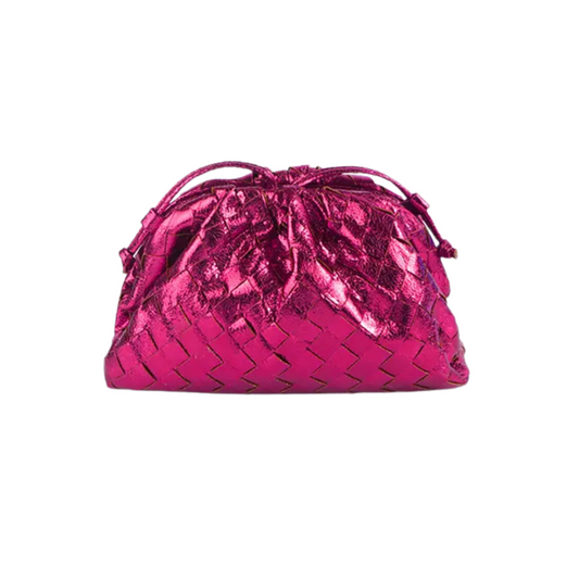 PINK METALLIC POUCH BAG