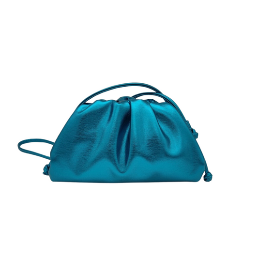 BLUE SMOOTH POUCH BAG