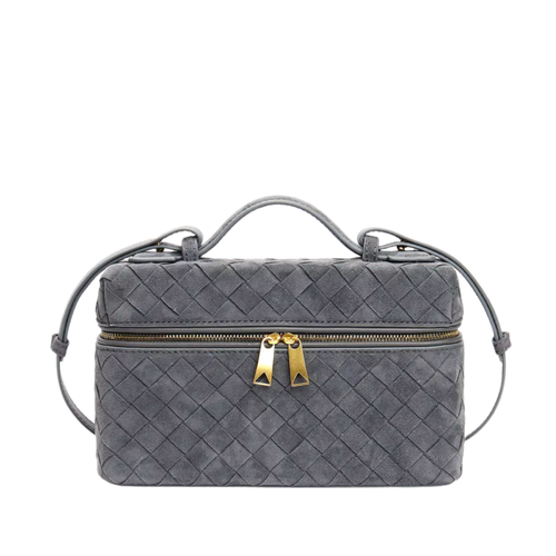 ALAIA SUEDE GREY BAG (PIEL)