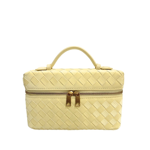 ALAIA STRIPES YELLOW BAG