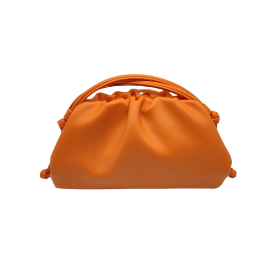 ORANGE SMOOTH POUCH BAG