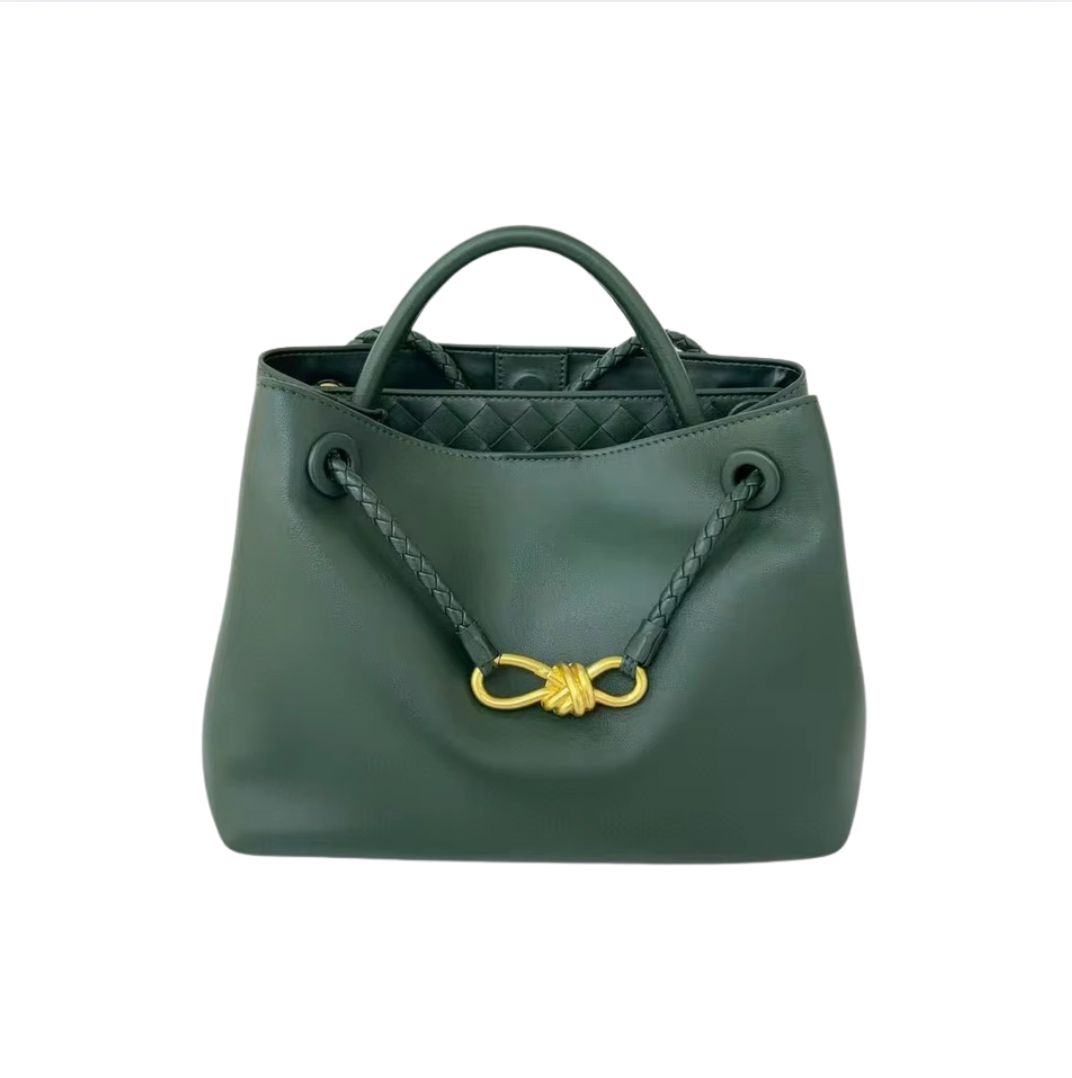 GREEN SMOOTH GALA BAG