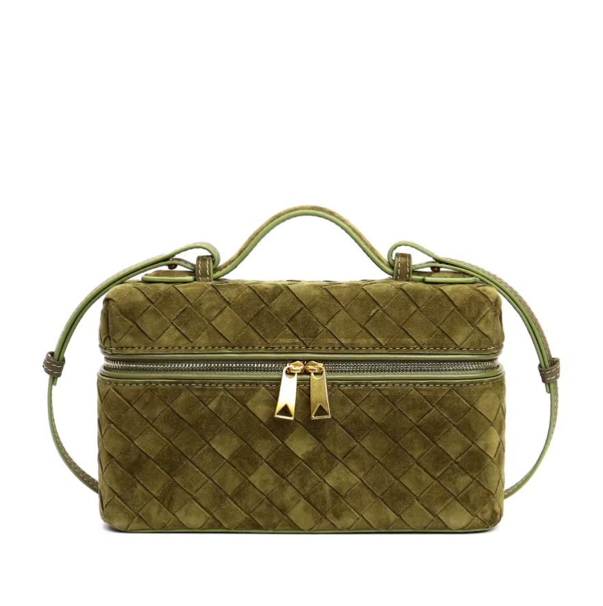 ALAIA SUEDE MILITARY BAG