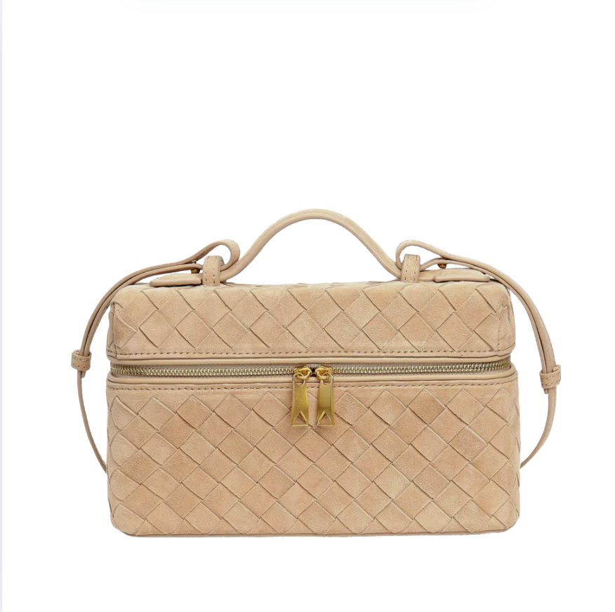 PRE ORDER ALAIA SUEDE NUDE BAG (PIEL)