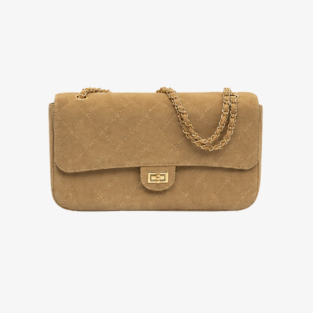 DANIELLE XL SUEDE BAG EN PIEL