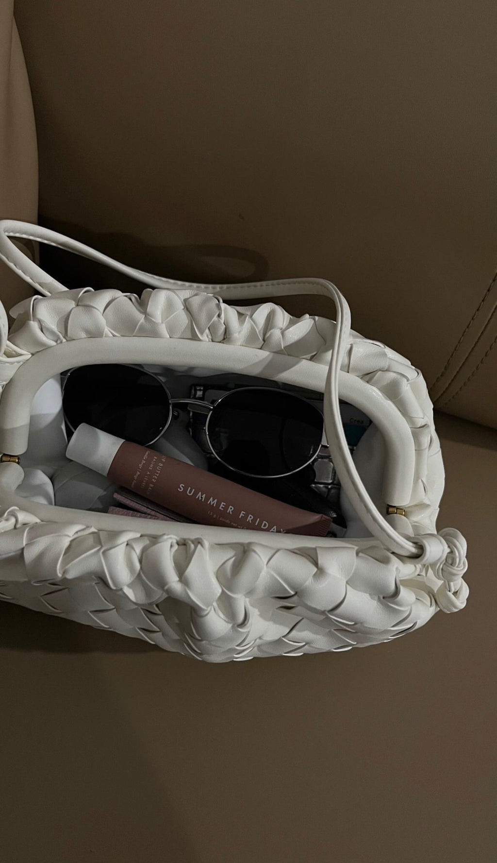 PRE ORDER WHITE POUCH BAG