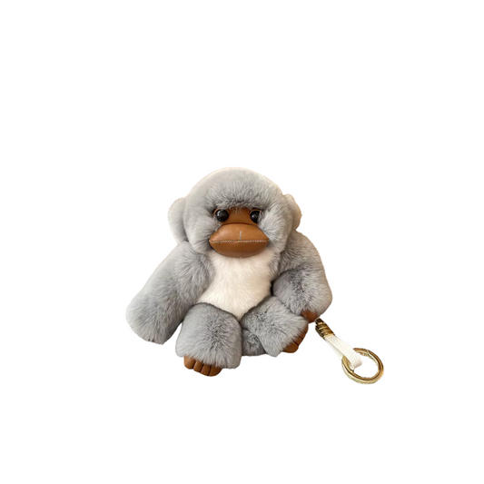 LIGHT GREY MONKEY CHARM