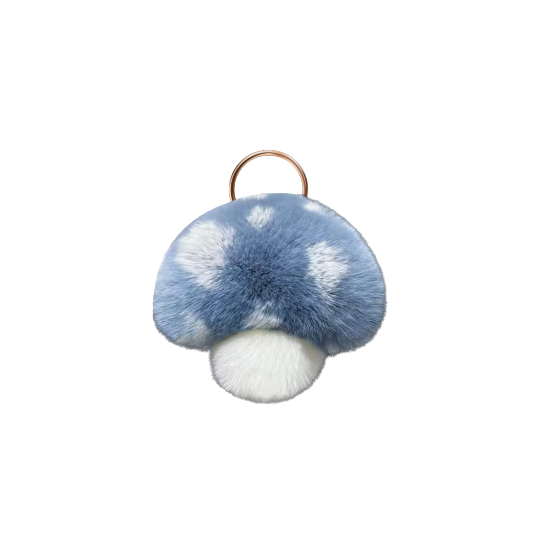 BLUE MUSHROOM CHARM