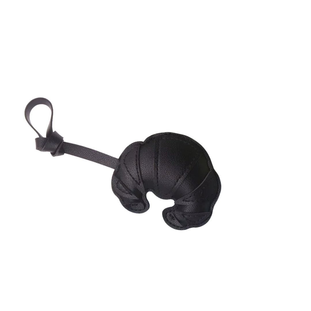 BLACK CROISSANT CHARM