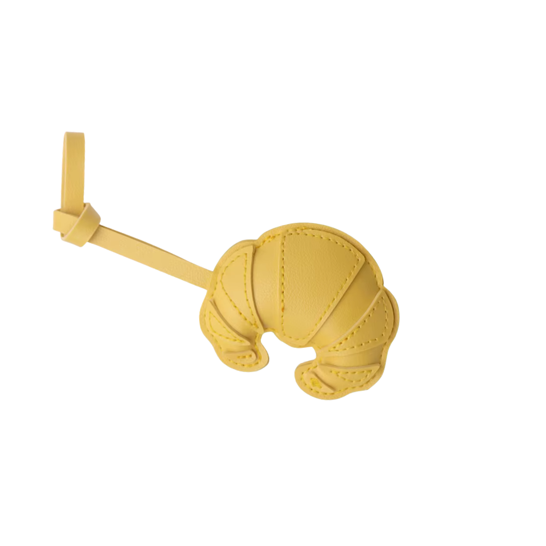 YELLOW CROISSANT CHARM
