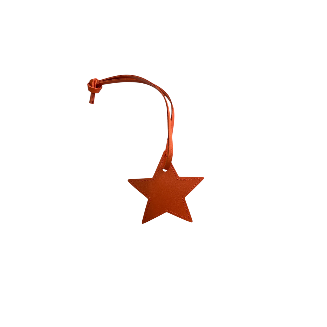 ORANGE STAR CHARM