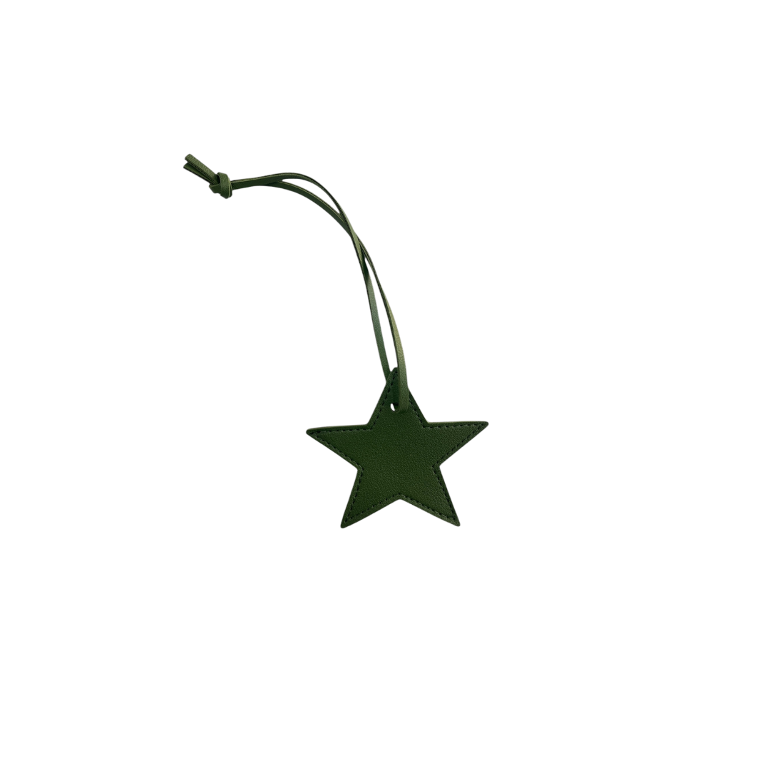 DARK GREEN STAR CHARM