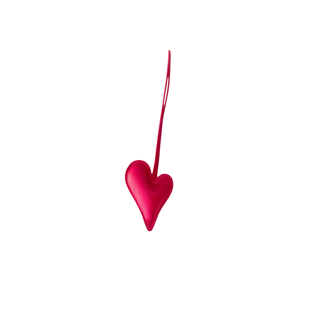 PINK LARGE HEART CHARM