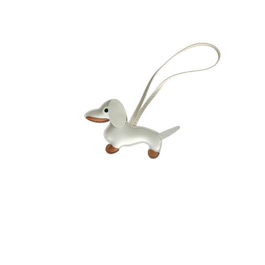 WHITE DOG CHARM