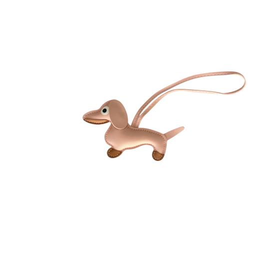 LIGHT PINK DOG CHARM