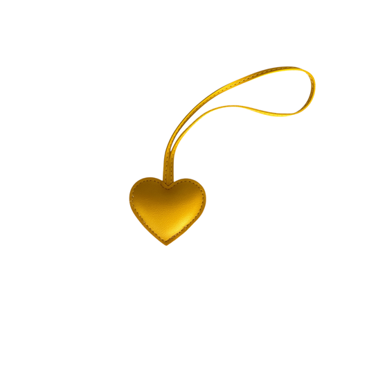 YELLOW SMALL HEART CHARM