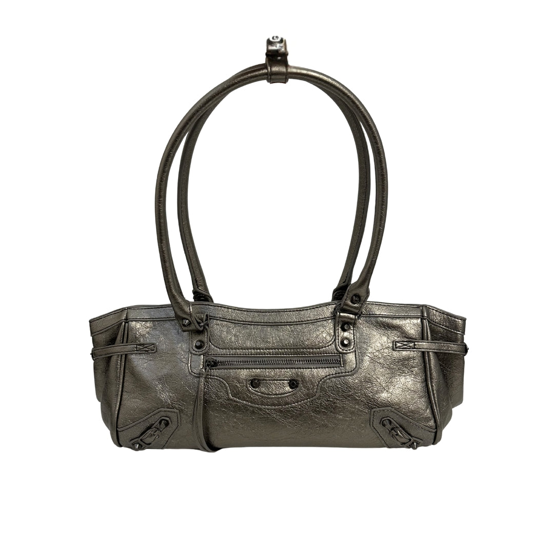 GALATHEA SILVER WIDE BAG