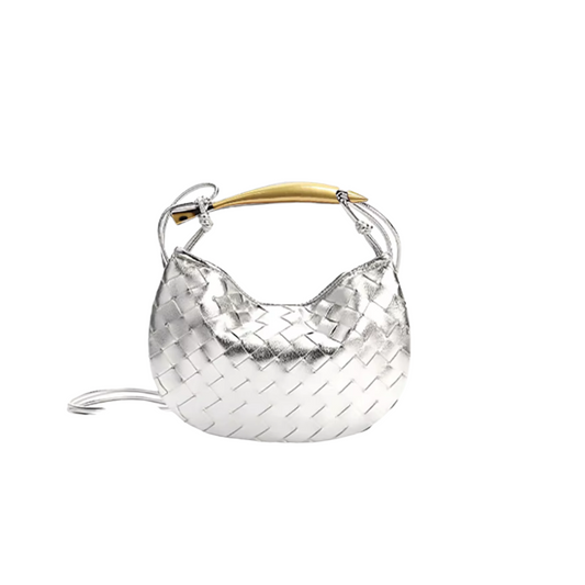 MINI SILVER SARDINE BAG