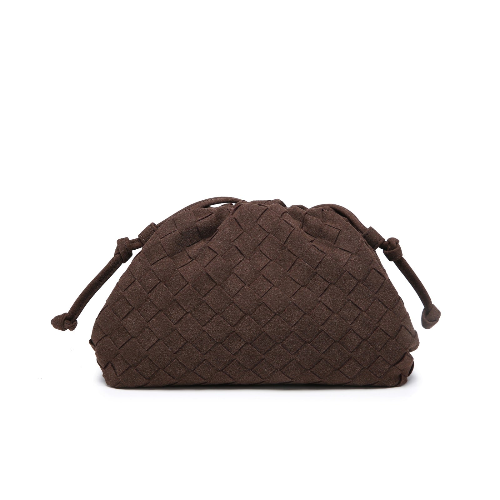 PRE ORDER BROWN SUEDE  POUCH  BAG