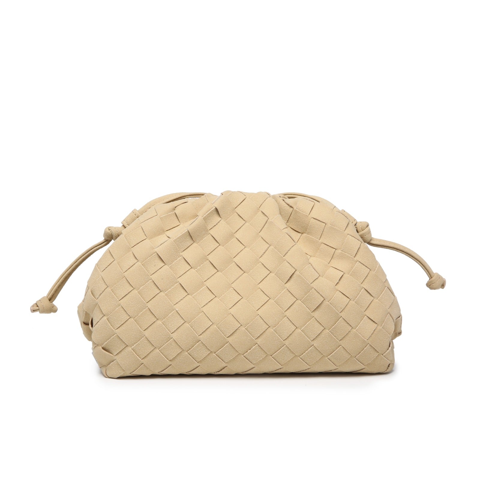 PRE ORDER NUDE SUEDE POUCH BAG