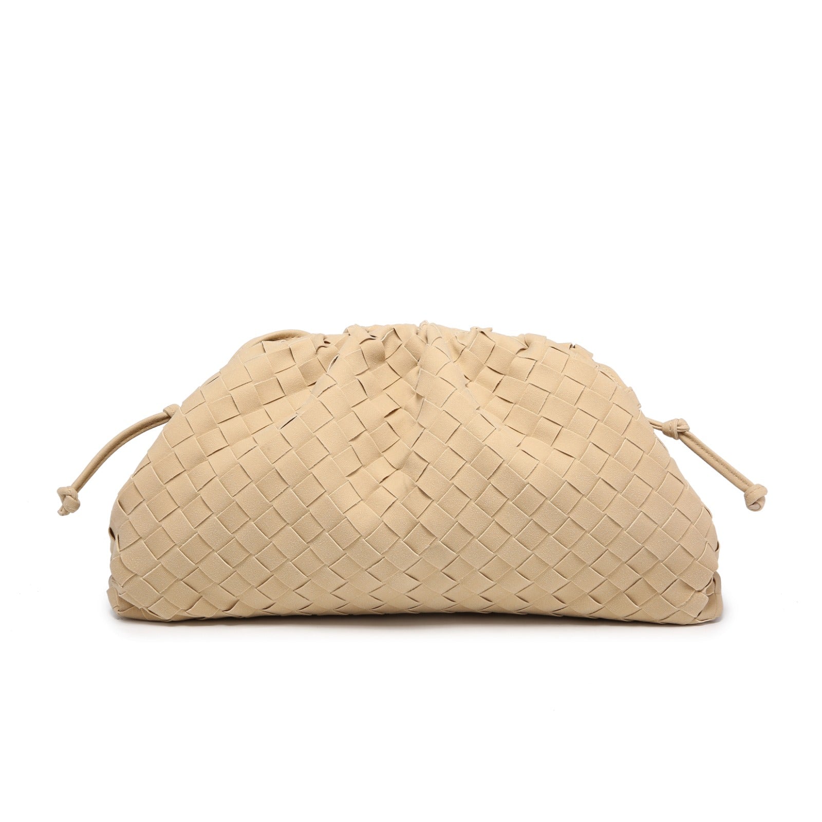 PRE ORDER NUDE SUEDE POUCH BAG XL
