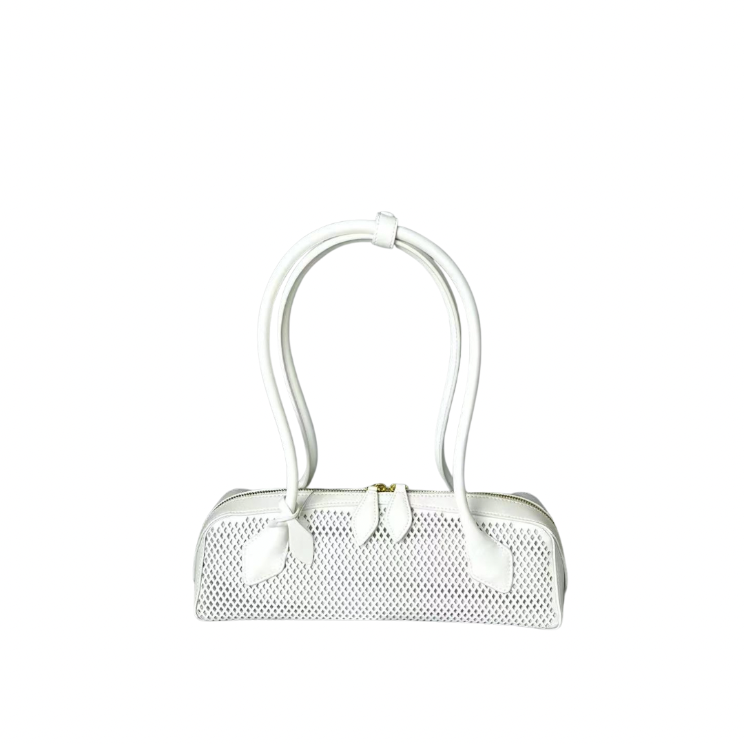 CECILIA NET WHITE BAG