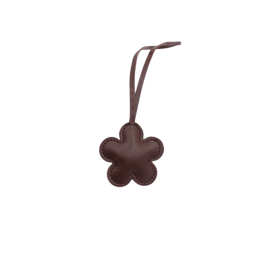 BROWN FLOWER CHARM