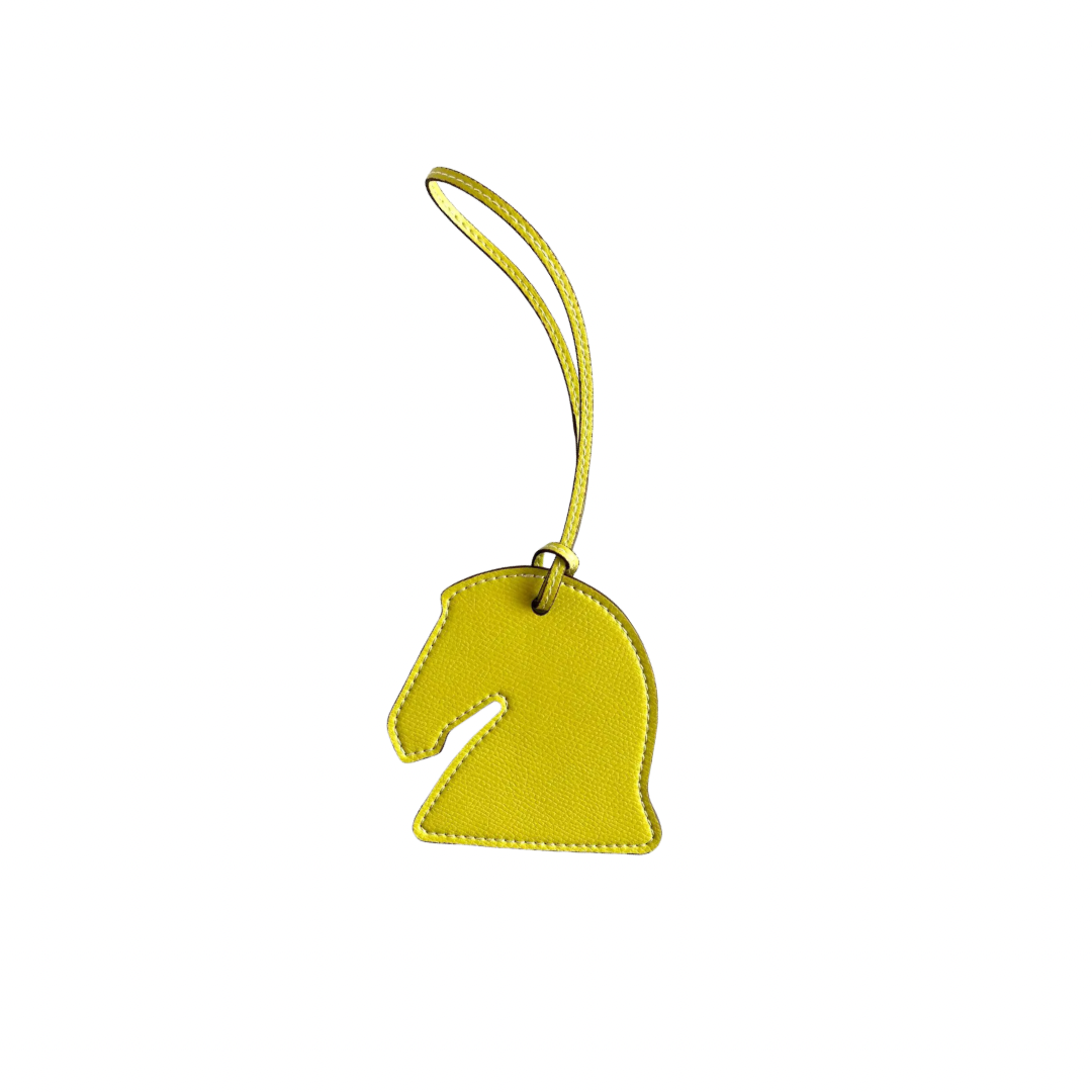 YELLOW HORSE OUTLINE CHARM