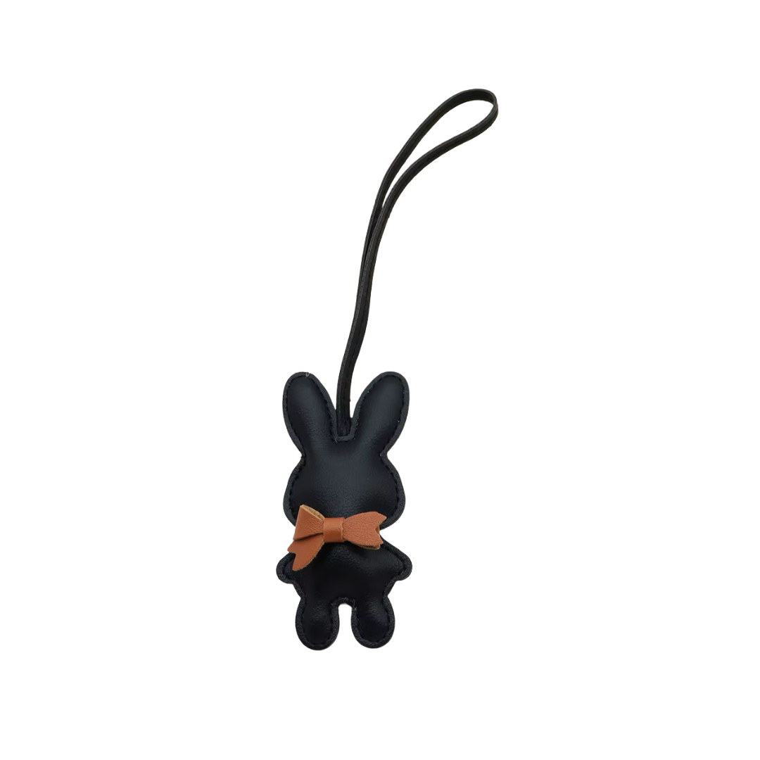 BLACK BUNNY CHARM