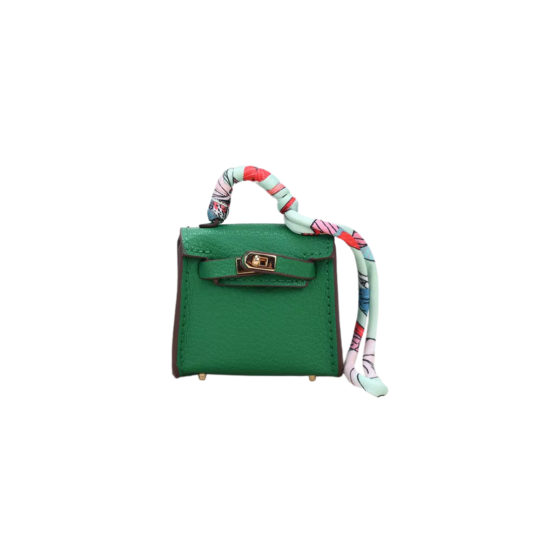 PRE ORDER MINI B GREEN BAG CHARM