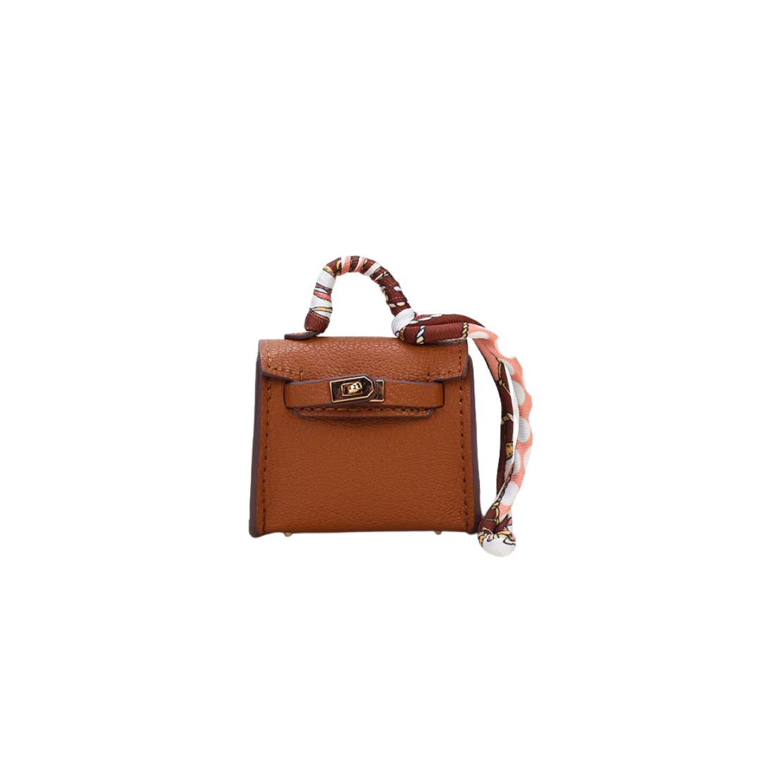 PRE ORDER MINI B BROWN BAG CHARM