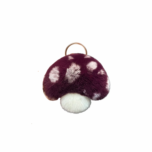 WINE MUSHROOM CHARM