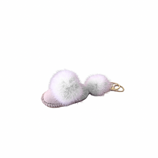 FLUFFY WHITE SLIPPER CHARM