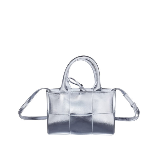 MINI LULU SILVER BAG