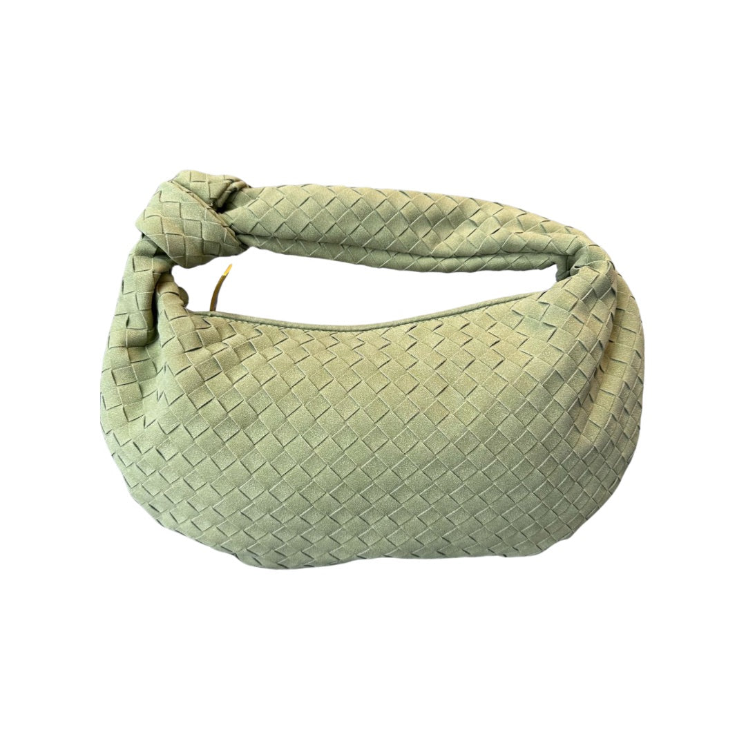 LIGHT GREEN SUEDE DUPE XL BAG